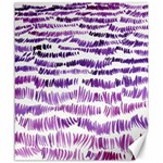 Original Feather Opaque Color Purple Canvas 20  x 24   19.57 x23.15  Canvas - 1