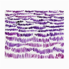 Original Feather Opaque Color Purple Small Glasses Cloth (2-side)