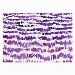 Original Feather Opaque Color Purple Large Glasses Cloth (2-side)