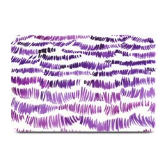 Original Feather Opaque Color Purple Plate Mats by Mariart