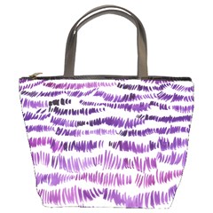 Original Feather Opaque Color Purple Bucket Bags by Mariart