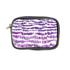 Original Feather Opaque Color Purple Coin Purse by Mariart