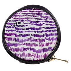 Original Feather Opaque Color Purple Mini Makeup Bags by Mariart