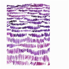 Original Feather Opaque Color Purple Small Garden Flag (two Sides)