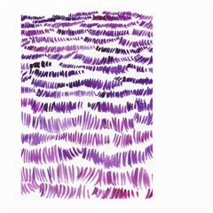 Original Feather Opaque Color Purple Large Garden Flag (two Sides) by Mariart