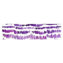 Original Feather Opaque Color Purple Satin Scarf (oblong) by Mariart