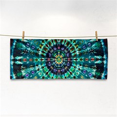 Peacock Throne Flower Green Tie Dye Kaleidoscope Opaque Color Cosmetic Storage Cases by Mariart