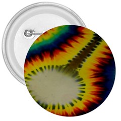 Red Blue Yellow Green Medium Rainbow Tie Dye Kaleidoscope Opaque Color 3  Buttons by Mariart