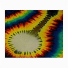 Red Blue Yellow Green Medium Rainbow Tie Dye Kaleidoscope Opaque Color Small Glasses Cloth (2-side)