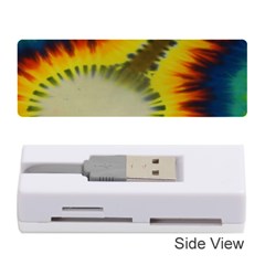 Red Blue Yellow Green Medium Rainbow Tie Dye Kaleidoscope Opaque Color Memory Card Reader (stick)  by Mariart