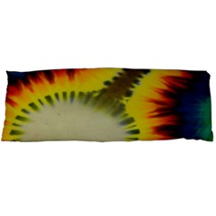 Red Blue Yellow Green Medium Rainbow Tie Dye Kaleidoscope Opaque Color Body Pillow Case Dakimakura (two Sides) by Mariart