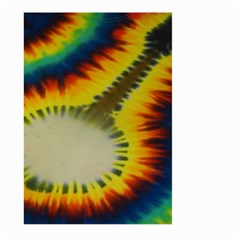 Red Blue Yellow Green Medium Rainbow Tie Dye Kaleidoscope Opaque Color Large Garden Flag (two Sides) by Mariart