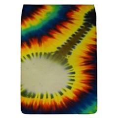 Red Blue Yellow Green Medium Rainbow Tie Dye Kaleidoscope Opaque Color Flap Covers (l)  by Mariart