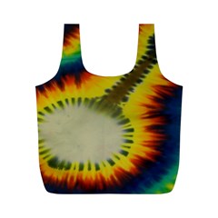 Red Blue Yellow Green Medium Rainbow Tie Dye Kaleidoscope Opaque Color Full Print Recycle Bags (m)  by Mariart