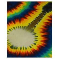 Red Blue Yellow Green Medium Rainbow Tie Dye Kaleidoscope Opaque Color Drawstring Bag (small) by Mariart