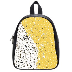 Spot Polka Dots Orange Black School Bags (small)  by Mariart