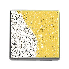 Spot Polka Dots Orange Black Memory Card Reader (square) by Mariart