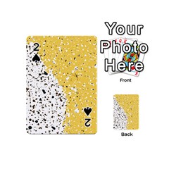 Spot Polka Dots Orange Black Playing Cards 54 (mini)  by Mariart