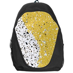 Spot Polka Dots Orange Black Backpack Bag