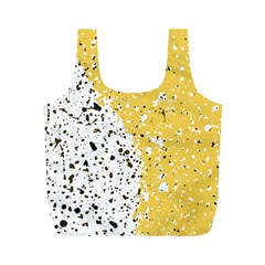 Spot Polka Dots Orange Black Full Print Recycle Bags (m)  by Mariart