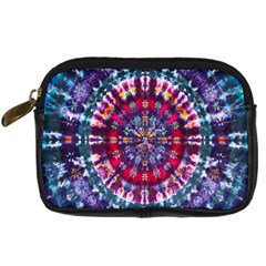 Red Purple Tie Dye Kaleidoscope Opaque Color Digital Camera Cases by Mariart