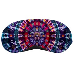 Red Purple Tie Dye Kaleidoscope Opaque Color Sleeping Masks