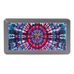 Red Purple Tie Dye Kaleidoscope Opaque Color Memory Card Reader (mini) by Mariart