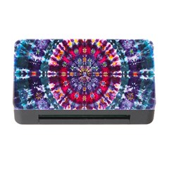 Red Purple Tie Dye Kaleidoscope Opaque Color Memory Card Reader With Cf by Mariart