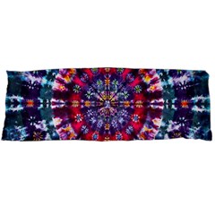 Red Purple Tie Dye Kaleidoscope Opaque Color Body Pillow Case (dakimakura)