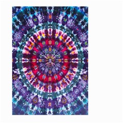 Red Purple Tie Dye Kaleidoscope Opaque Color Large Garden Flag (two Sides) by Mariart