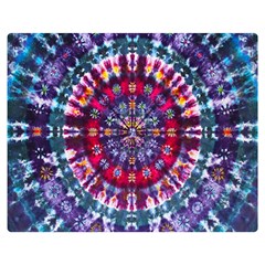 Red Purple Tie Dye Kaleidoscope Opaque Color Double Sided Flano Blanket (medium)  by Mariart