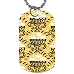 Trophy Beers Glass Drink Dog Tag (One Side) Front