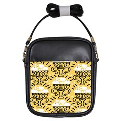 Trophy Beers Glass Drink Girls Sling Bags by Mariart