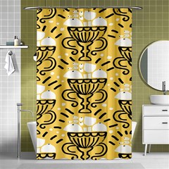 Trophy Beers Glass Drink Shower Curtain 48  X 72  (small)  by Mariart