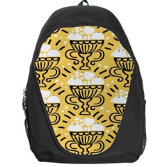 Trophy Beers Glass Drink Backpack Bag