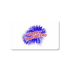 Happy Bastille Day Graphic Logo Magnet (name Card) by dflcprints