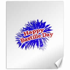 Happy Bastille Day Graphic Logo Canvas 20  X 24   by dflcprints