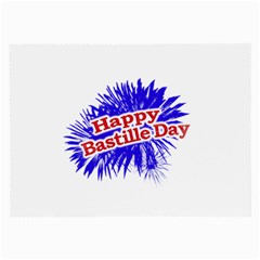 Happy Bastille Day Graphic Logo Large Glasses Cloth by dflcprints