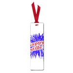 Happy Bastille Day Graphic Logo Small Book Marks Front