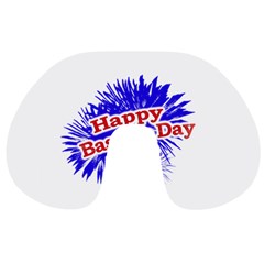 Happy Bastille Day Graphic Logo Travel Neck Pillows by dflcprints