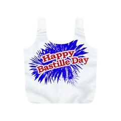 Happy Bastille Day Graphic Logo Full Print Recycle Bags (s)  by dflcprints