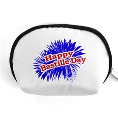 Happy Bastille Day Graphic Logo Accessory Pouches (medium)  by dflcprints