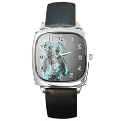 Dog Square Metal Watch by NSAsStore