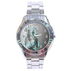 Dog Stainless Steel Analogue Watch