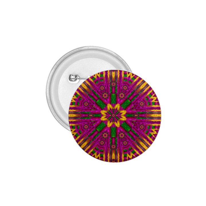 Feather Stars Mandala Pop Art 1.75  Buttons