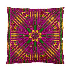 Feather Stars Mandala Pop Art Standard Cushion Case (two Sides) by pepitasart