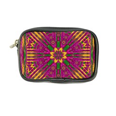 Feather Stars Mandala Pop Art Coin Purse by pepitasart