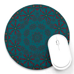 Stars Of Golden Metal Round Mousepads by pepitasart