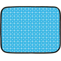 Simple Rectangular Pattern Fleece Blanket (mini)