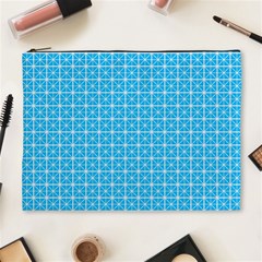 Simple Rectangular Pattern Cosmetic Bag (xl) by berwies